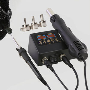 8898 2-in-1 Alat Solder dan Hot Air Gun Digital dengan Layar, Stasiun Solder untuk Pengelasan, Perbaikan, dan Rework Ponsel, BGA, SMD, PCB, IC - Product Image 3