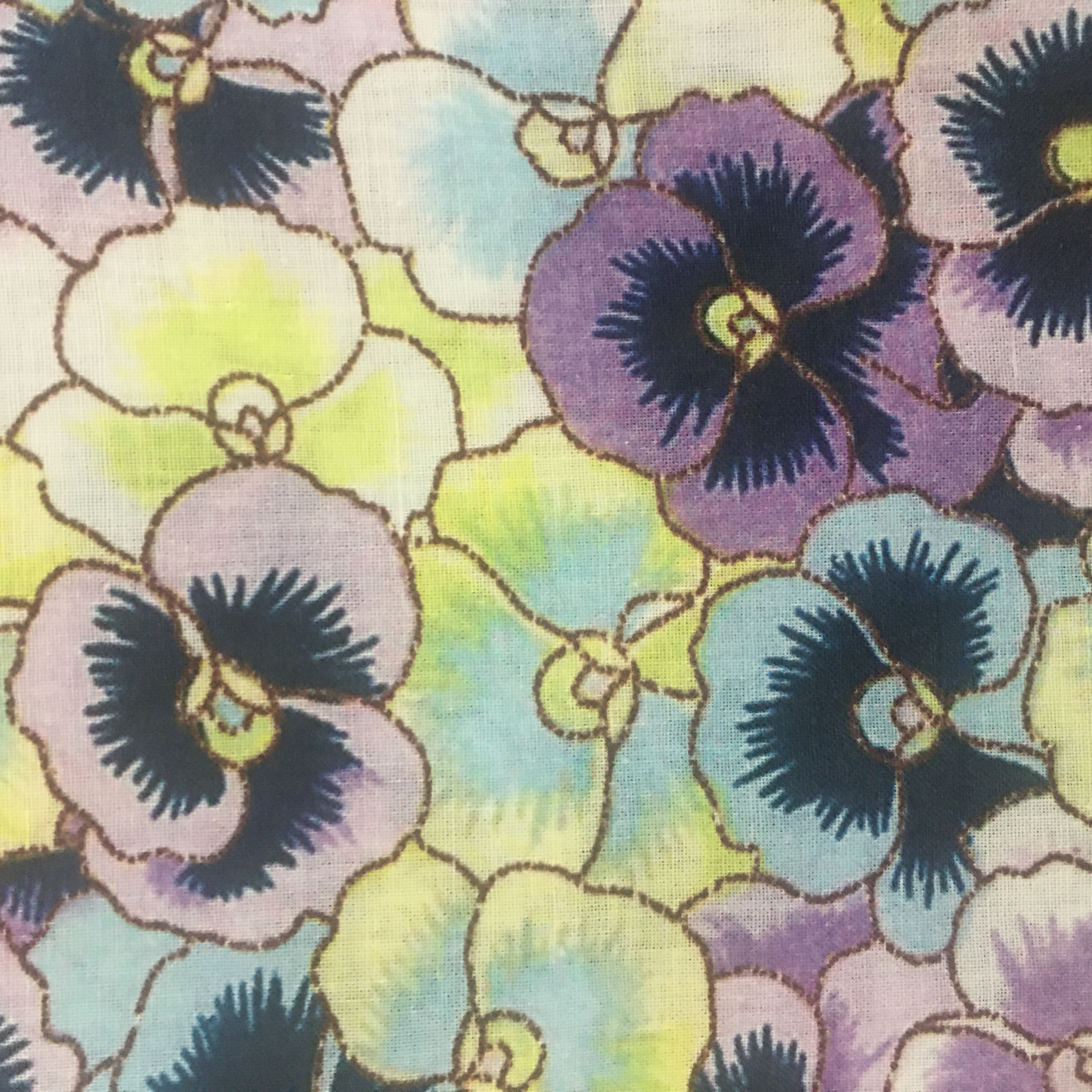 Хлопковая льняная ткань для одежды с цифровым цветочным принтом