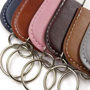 Custom Eco-Friendly Fashion PU Leather Stainless Steel Beer Bottle Opener Keychain Personalized Logo Promotional Gift - Product Image 5