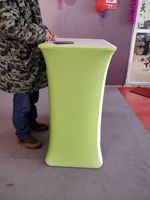Stand d'exposition portable, comptoir promotionnel pour salon professionnel