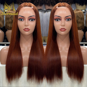 Bán Buôn 99j #30 Màu Nguyên Liệu Việt Nam Gốc Sdd Xương Tóc Giả Tóc Thẳng Cho Phụ Nữ Da Đen Glueless 13X4 Phía Trước Tóc Giả Tóc Con Người - Product Image 1