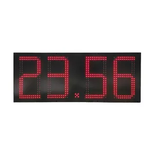 Jhering Factory High Quality Outdoor 13 Inch Red Digit LCD Remote Control Digital Led Gas Price Signs Display