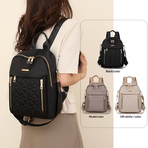 Mochila de gran capacidad de 20-35L de tela Oxford versátil de estilo coreano con bordado acolchado de diamantes para mujer, novedad de 2023 - Product Image 2