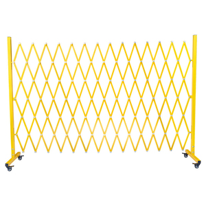 Safety Barricade Fence Temporary Removable Folding Metal <strong>Expandable</strong> Mobile Crowd Control <strong>Barriers</strong> - Product Image 1