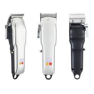 プロのヘアトリマーマシンLEDディスプレイステンレス鋼ブレード安全機能ホームホテル用USBバッテリーヘアクリッパー - Product Image 3