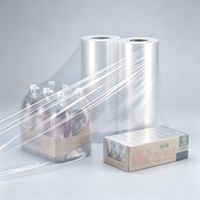 Film rétractable polyoléfine automatique haute vitesse en rouleau de 300 m de long, qualité alimentaire, pour l'emballage électronique et alimentaire