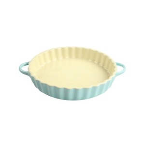 Assiettes de table personnalisées, style haut de gamme, design de niche, bord ondulé, résistantes aux hautes températures, assiettes à raviolis à double anse - Product Image 5
