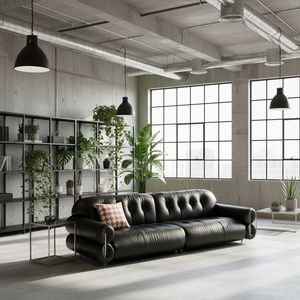 <span class=keywords><strong>2026</strong></span> उच्च गुणवत्ता वाले काले चीनी बादल चमड़े के सोफे उच्च अंत चमड़े 3 सीटर सोफे होटल अपार्टमेंट लिविंग रूम फर्नीचर - Product Image 4