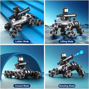 EPT Coche Robot <span class=keywords><strong>de</strong></span> Control Remoto Electrónico Inteligente para Niños, con Ocho Ruedas, Acrobacias, Disparo <span class=keywords><strong>de</strong></span> Agua, Música y Ojos LED, 2.4GHz - Product Image 4