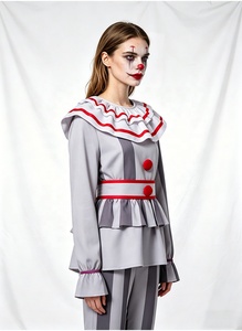 <span class=keywords><strong>Disfraz</strong></span> <span class=keywords><strong>de</strong></span> Payaso Pennywise <span class=keywords><strong>de</strong></span> Halloween <span class=keywords><strong>para</strong></span> <span class=keywords><strong>Mujer</strong></span>, Traje <span class=keywords><strong>de</strong></span> Cosplay <span class=keywords><strong>de</strong></span> Terror con Globo Rojo - Product Image 3