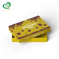 Boîte cadeau de luxe en carton gris avec logo personnalisé, fabriquée à la main, pour bonbons, friandises, truffes, emballage en papier, chocolat