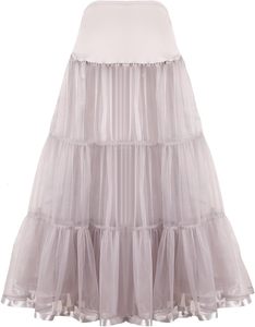 <span class=keywords><strong>Jupon</strong></span> long pour femme, en polyester 100%, avec volants, pour <span class=keywords><strong>robe</strong></span> de soirée, taille S-3XL - Product Image 2