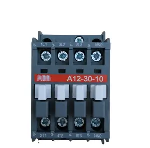 Contatores auxiliares 400a silencioso A12-30-10 A12-30-01 12A AC 3P 4P 10050953 10050957 contator abbb original preço em estoque