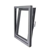 Fenêtres coulissantes verticales en aluminium pour maisons, double vitrage, triple vitrage trempé, volets, portes, norme énergétique Energy Star