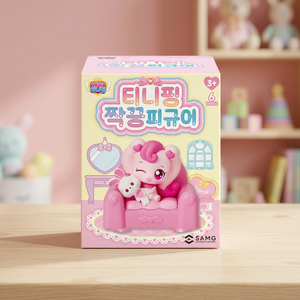 Figurine Samg Teenieping Mini, 6 types aléatoires, jouet de collection pour filles de 3 ans et plus, style dessin animé fantastique - Product Image 2