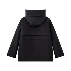 Parka d'extérieur pour <span class=keywords><strong>femme</strong></span>, résistante à l'eau et au vent, mi-longue, décontractée, avec capuche et taille ajustable, idéale pour les trajets quotidiens et la <span class=keywords><strong>randonnée</strong></span> - Product Image 2