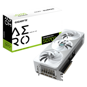 2025 Gigabyte GeForce <span class=keywords><strong>RTX</strong></span> 5070 <span class=keywords><strong>Ti</strong></span> Aero OC 16G DP เอาท์พุตวิดีโอเกมเกม GPU เดสก์ท็อปการ์ดสภาพ MXM พร้อมพัดลมทำความเย็น - Product Image 1