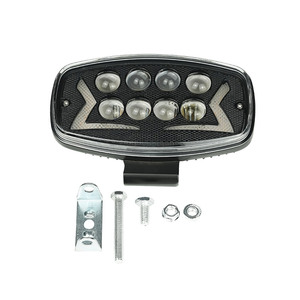 Projecteur LED 26 W, phare tout-terrain, projecteur ovale, blanc jaune, 12V-80V, étanche, lumière de travail pour camion/remorque - Product Image 5