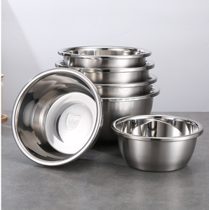 DFU0172 ชามผสมสแตนเลส 201 หลายขนาดอเนกประสงค์ พร้อมฝาปิด - Product Image 6