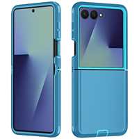 Coques de téléphone PC vierges pour sublimation, design sportif, avec dos givré, pour Galaxy Z Flip 7, sensation agréable au toucher