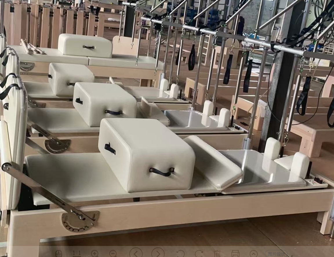 Reformer Pilates Maple avec demi-tour