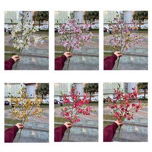 LE-227 Vente en gros directe <span class=keywords><strong>d</strong></span>'usine, orchidée Cattleya artificielle à tige unique, toucher réel, pour mariage et <span class=keywords><strong>d</strong></span>écoration intérieure - Product Image 3
