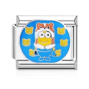 Minions Shin Chan Series Modular <b>Bracelet</b> <b>Beads</b> Stainless Steel Round Cartoon DIY Jewelry Components <b>For</b> <b>Bracelet</b> Making Unisex - Product Image 5