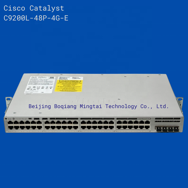 Original Cisco Catalyst C9200L-48P-4G-E 48 Port PoE+ Gigabit Managed Switch 4x1G SFP Uplinks 1U Rack-Mount 56 Gbps Switch