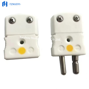 Connecteur de thermocouple en céramique d'alumine haute pureté, type K, mâle/femelle, miniature, 2 broches, résistant à la chaleur 650°C, industriel - Product Image 5