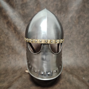 Casco de Acero Estilo Cruzado Medieval Spoleto Hecho en China - Product Image 1