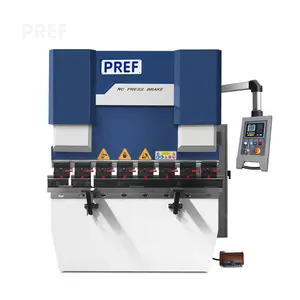 PREF Mini Servo Eléctrico Hidráulico Sincronizado CNC Control Doblado Freno Prensa Freno