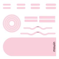 MOWIN Vente en gros de poids de cheville et de poignet triangulaires en velcro personnalisés pour le Pilates, l'exercice physique, la salle de sport à domicile, le yoga, avec paillettes