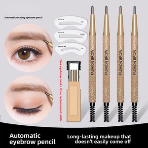 <span class=keywords><strong>Crayon</strong></span> à sourcils automatique rotatif double tête, imperméable et longue tenue, de haute qualité, pour le maquillage et la beauté - Product Image 1