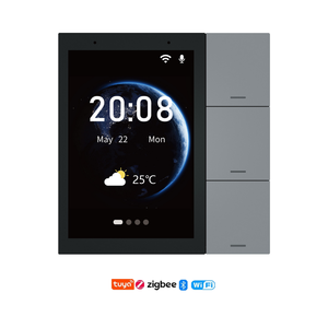 Tuya <span class=keywords><strong>Zigbee</strong></span> Gateway <span class=keywords><strong>3</strong></span>.5 ''Panneau de commande pour maison intelligente avec <span class=keywords><strong>3</strong></span> relais IR Télécommande Température Lumières Commutateurs Rideaux - Product Image 1