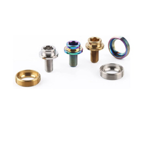Vis de pédale de vélo M4 personnalisées - Tête Torx <span class=keywords><strong>plate</strong></span> antidérapante pour VTT et vélos pliants, boulon à clé Allen, vis à tête <span class=keywords><strong>plate</strong></span> croisée - Product Image 4