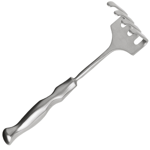 Plastic Surgery Rake Retractor with Ergonomic Handle Medical <b>Surgical</b> <b>Instrument</b> for Soft Tissue Retraction - Product Image 1