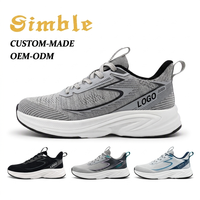 Chaussures de course légères et amortissantes pour hommes, baskets de sport antidérapantes, personnalisation du logo pour l'entraînement en extérieur