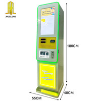 Machine à échanger les pièces automatique à écran tactile 21,5 pouces, échangeur de billets multi-devises en jetons pour distributeur de jetons de machine à griffes