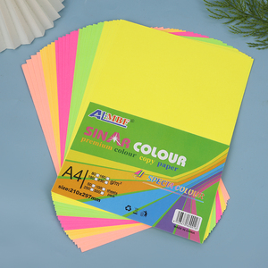Taille personnalisée 100 feuilles de papier assorti de couleurs de papier de copie artisanal <span class=keywords><strong>4a</strong></span> coloré - Product Image 2