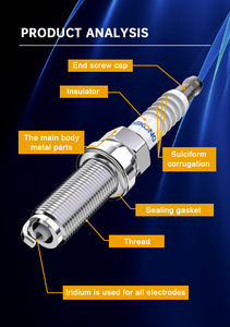 תקע ניצוץ רכב אירידיום ngk igr6a11/IGR6B10-D, denסו vw20 - Product Image 5