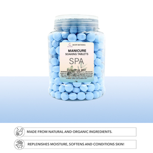 Tablettes de soin des mains KAMI faites à la main, luxe, lait et miel, 1000g, pour une utilisation à domicile comme en spa - Product Image 4