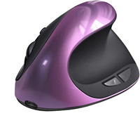 Mouse Nirkabel Vertikal Generasi Ketiga dari Produsen, Ergonomis untuk Gaming, Pelacakan Optik, LED Backlit, Produk Premium