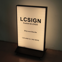 Caisses lumineuses publicitaires amovibles avec logo personnalisé pour les entreprises Caisson lumineux Led Affichage pour boutique et magasin