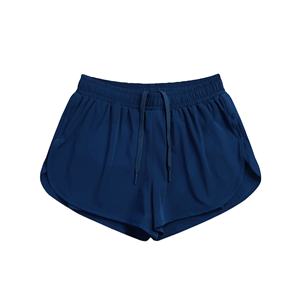 Señoras Plain Short 100% Poliéster Personalizable Logo Sticker Color Patrón Diseño Pantalones cortos de mujer - Product Image 1