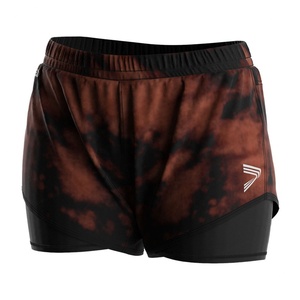 Shorts de sport 2-en-1 en polyester à séchage rapide pour musculation, yoga et gym, pour hommes et femmes - Grande Vente - Product Image 1