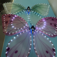 JIN PENG 2026 Nouveau design de drone papillon bionique télécommandé avec lumière LED pour la décoration de l'entrée principale de mariage