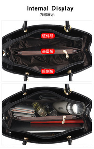 Fashion Lady Handbags New Trend Ladies Bag Simple Handbag <b>Shoulder</b> Female Big Bag Woman Handbag Tote - Product Image 6