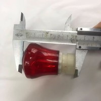 Kit de coque de lumière LED à pixels en spirale transparente colorée E10 E14 60 mm, cabochon LED, lumière d'amusement, boîtier extérieur