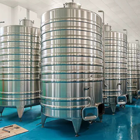 Cuve de Fermentation sur Mesure en Acier Inoxydable à Capacité Variable 1000L/2000L/3000L pour Vignobles