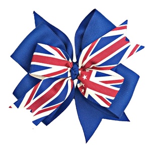 Lazos para el pelo <span class=keywords><strong>Paris</strong></span>, Sister & Fun Bows, tipo pinwheel, de cinta sólida, estilo boutique, para niñas, accesorios de pinza para el pelo - Product Image 1